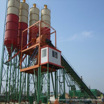 Export to Cambodia HZS90 Stationary Concrete Batching Plant